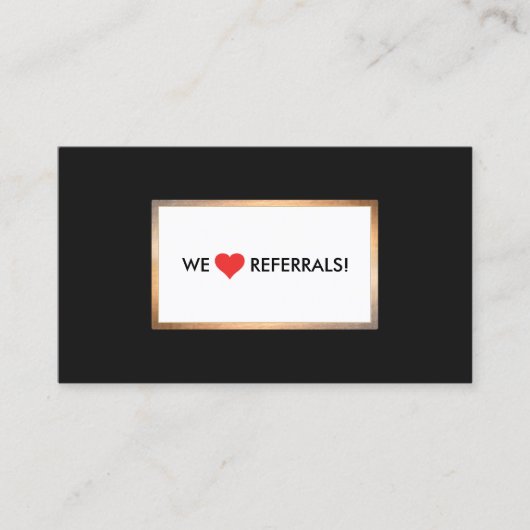 Carte coeur rouge de référence client (Devant)