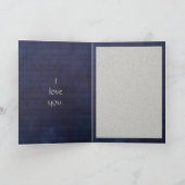 Carte Coeur rouge de Washi d'amour de kanji (Intérieur)