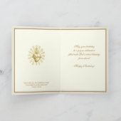 Carte Cœur Sacré de Jésus Fleurie Écriture Sainte (Intérieur)