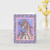 CARTE CŒUR SUR UNE CHAÎNE DRAGON ROSE SAINT-VALENTIN, FA (Fleur jaune)