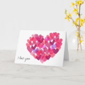 Carte Coeurs (Fleur jaune)