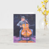 Carte Coeurs (Fleur jaune)