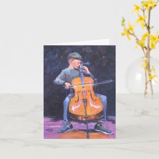 Carte Coeurs (Fleur jaune)