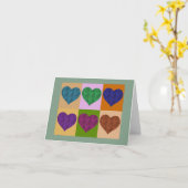 CARTE COEURS A-MAZE-ING (Fleur jaune)