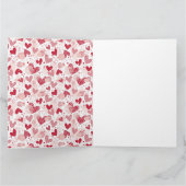 Carte Coeurs Abstraits motif emballage papier moyen cade (Intérieur)