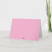 Carte Cœurs Aquarelle Quartz Rose (Dos)