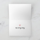 Carte Cœurs Aquarelle Vous êtes mon Saint-Valentin préfé (Intérieur)