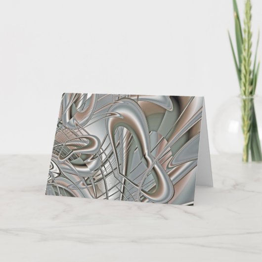 Carte Coeurs argentés (Devant)