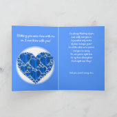 Carte Coeurs bleus qui vous manquent (Intérieur)