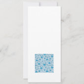 Carte Coeurs bouclés bleus (Dos)