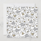 Carte Coeurs bouclés or et argent (Dos)