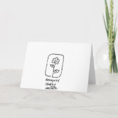 Carte coeurs colorés dans des carrés (Dos)