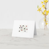 Carte Coeurs connectés (Fleur jaune)