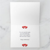 Carte Coeurs coralliens du 35e anniversaire (Intérieur)