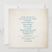 Carte coeurs côtiers avec des noms sur la plage (Dos)