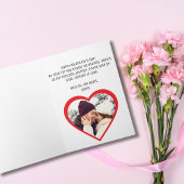 Carte Cœurs d'avion en papier mignons Vous êtes ma photo