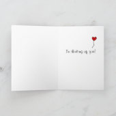 Carte Coeurs de bande dessinée d'étreinte de chiot de (Intérieur)