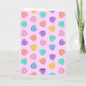 Carte Coeurs de bonbons (Dos)