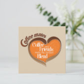 Carte Coeurs de café (Debout devant)