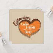 Carte Coeurs de café (Devant/Arrière en situation)