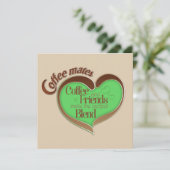 Carte Coeurs de café (Debout devant)