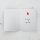 Carte Coeurs de chats gris qui vous manquent (Intérieur)