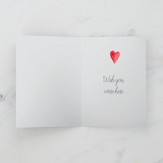 Carte Coeurs de chats gris qui vous manquent (Intérieur)