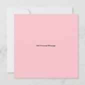 Carte Coeurs de conversations customisées (Dos)