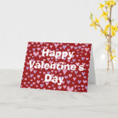 Carte Cœurs de la Saint-Valentin (Fleur jaune)