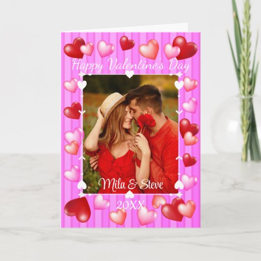 Carte Cœurs de la Saint-Valentin (Devant)