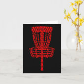 Carte Cœurs De La Saint-Valentin Amoureux De Disc Golf A (Fleur jaune)