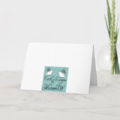 Carte Coeurs de n d'oiseaux (Dos)