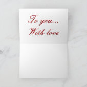 Carte Coeurs de noeud celtique (Intérieur)