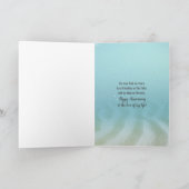 Carte Coeurs de plage dans l'anniversaire de la fenêtre (Intérieur)