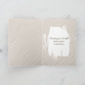 Carte Coeurs de plage mariages dans le sable avec Surf e (Intérieur)