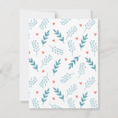 Carte Coeurs d'hibou HEUREUSE SAINTE-VALENTIN (Dos)