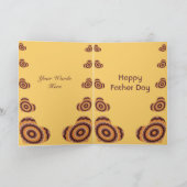 Carte Coeurs en cadre - Fête des pères (Intérieur)