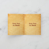 Carte Coeurs feuilles d'automne - Saint-Valentin (Intérieur)