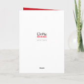 Carte Coeurs Floral peinture vierge (Dos)