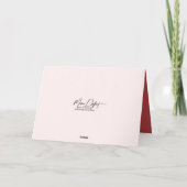 Carte Coeurs Heureuses Saintes-Valentin Cookies (Dos)