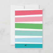 Carte Coeurs heureux Personnalisé Valentine (Dos)