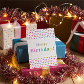 Carte Cœurs joyeux et colorés Bon Anniversaire