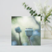 Carte Coeurs orientaux de pavot dans un jardin ombragé (Debout devant)