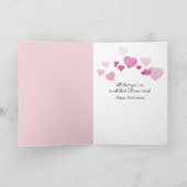 Carte Coeurs Papier Anniversaire En Enveloppe (Intérieur)