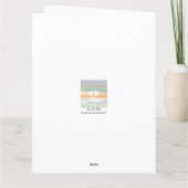 Carte Coeurs papier du 1er anniversaire (Dos)