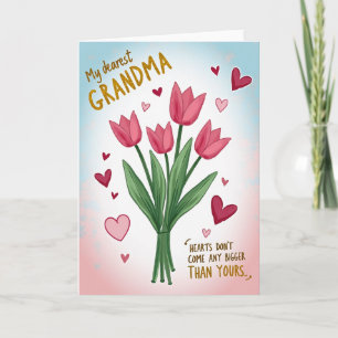 Carte Cœurs Pour Mamie