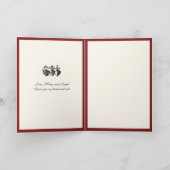 Carte Coeurs religieux catholiques de Jésus Marie Joseph (Intérieur)