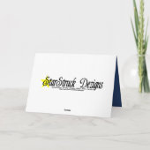 Carte Coeurs romantiques dans Congrats floral bleu (Dos)