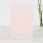 Carte Cœurs roses chats blancs amour (Dos)