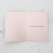 Carte Cœurs roses chats blancs amour (Intérieur)
